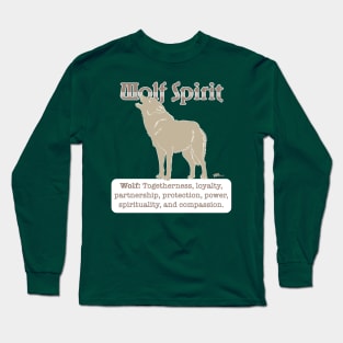 Spirit Animal-Wolf Long Sleeve T-Shirt